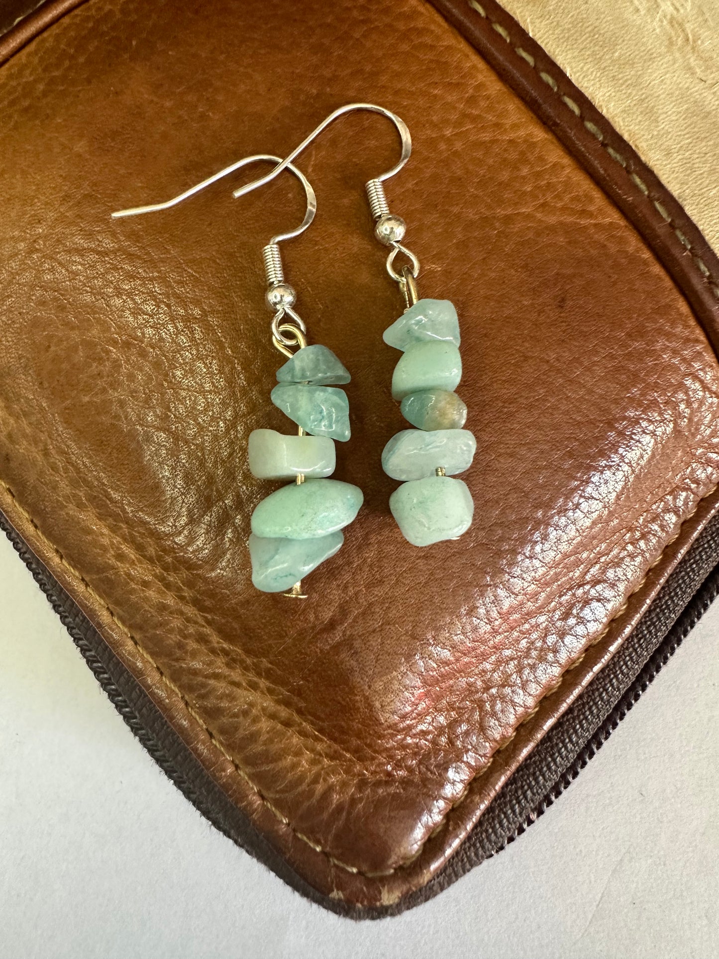 Amazonite Dangly Earrings