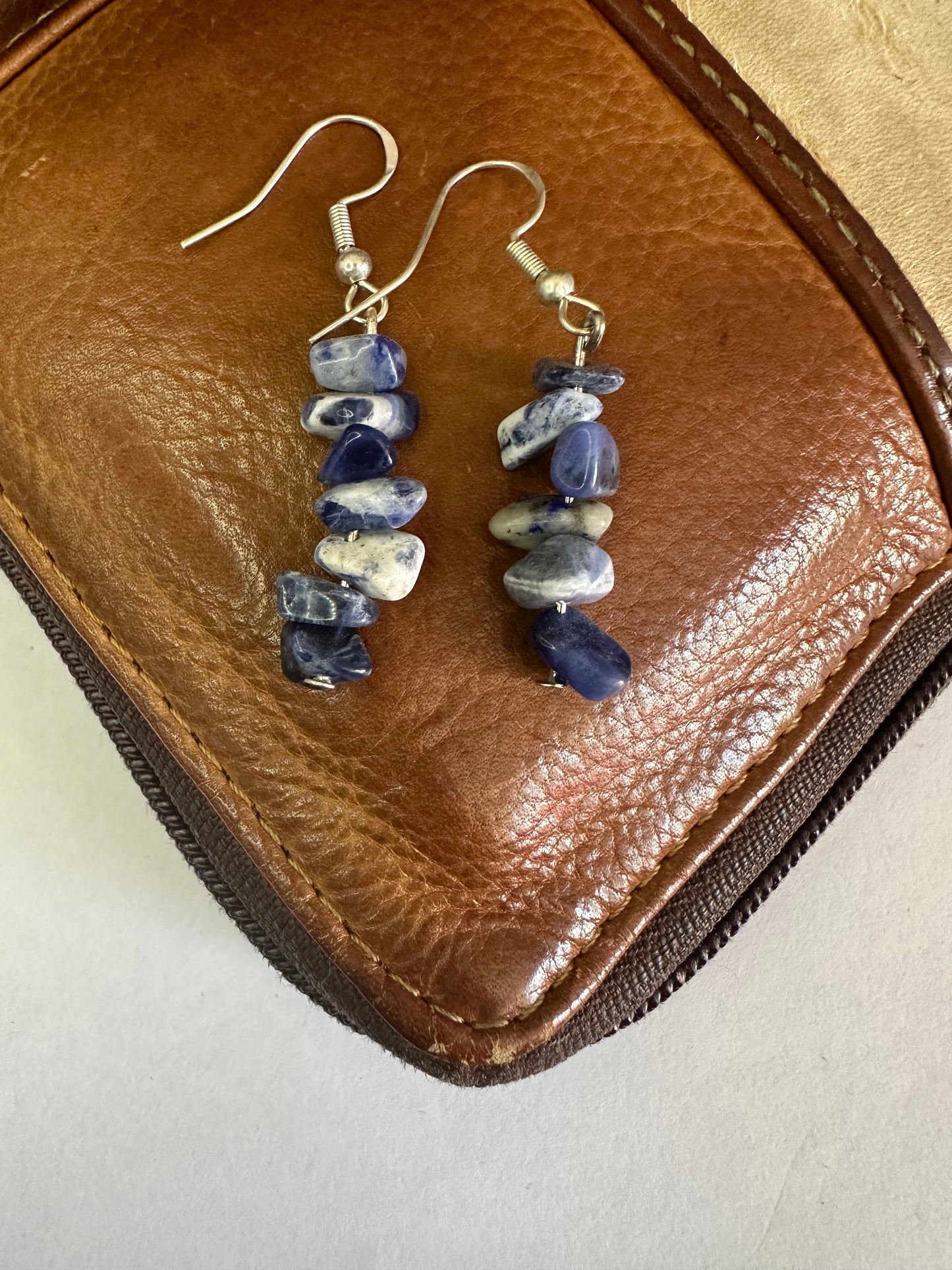 Sodalite Dangly Earrings