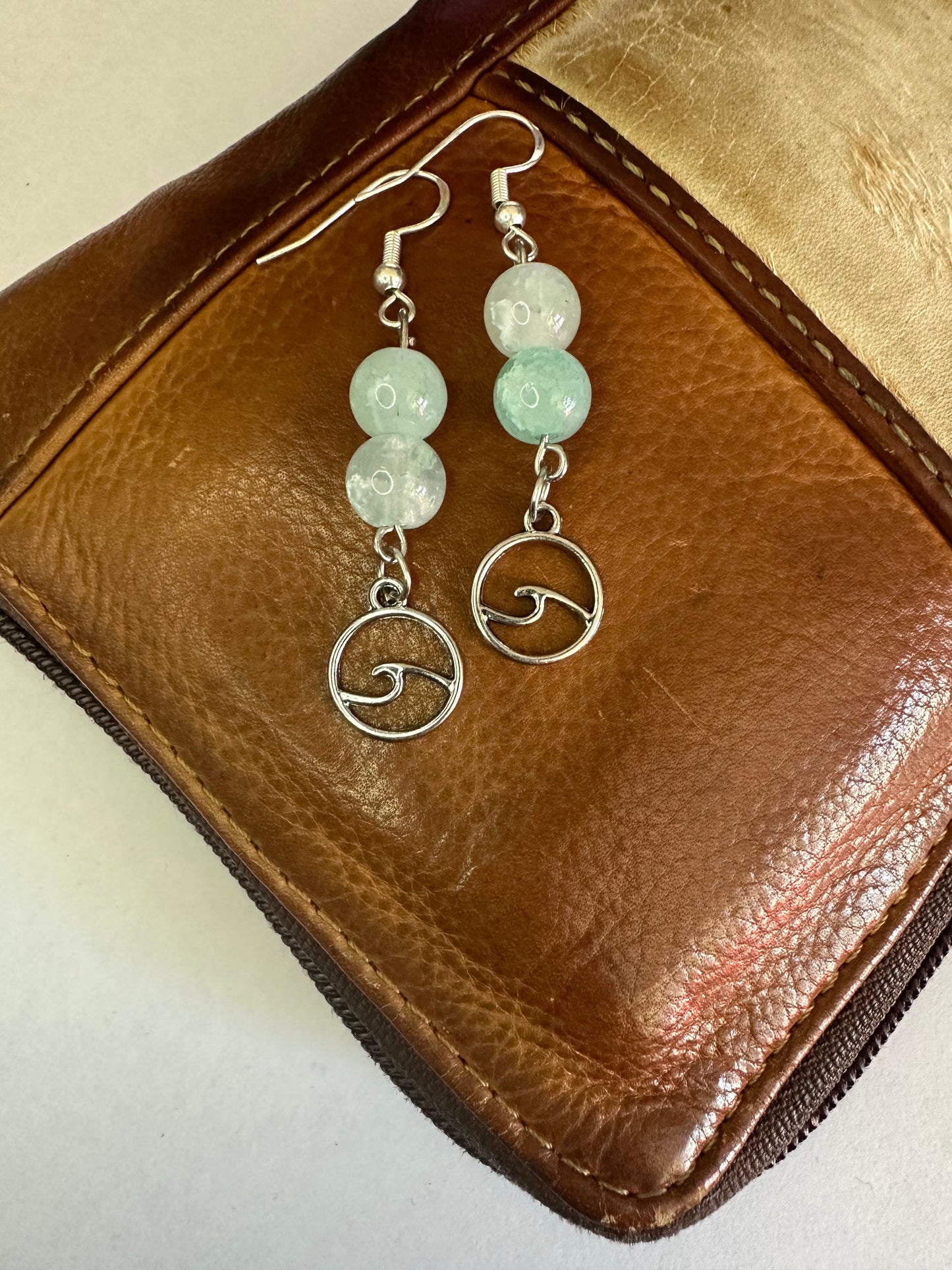 Baby Blue Wave Earrings
