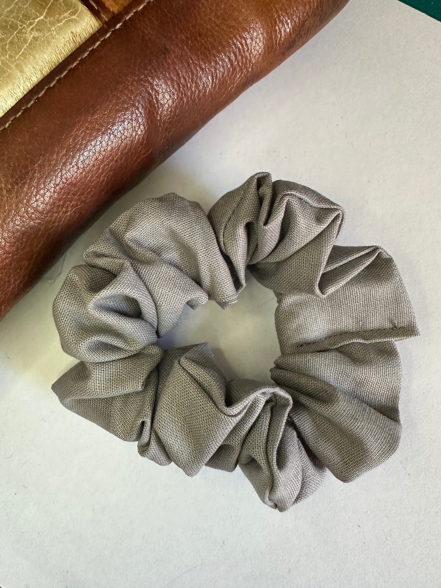 Grey Scrunchie