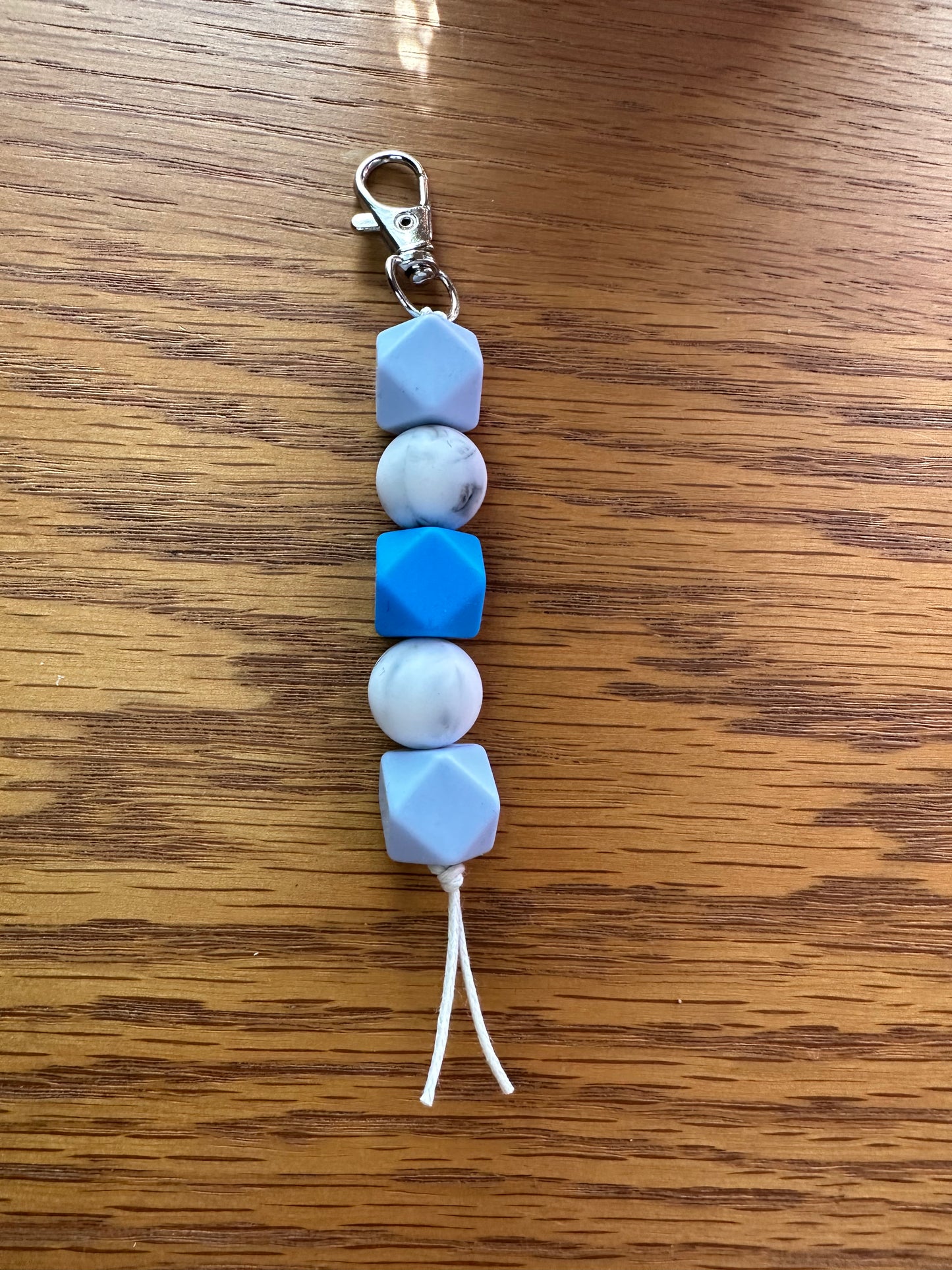 Blue Marble Keychain