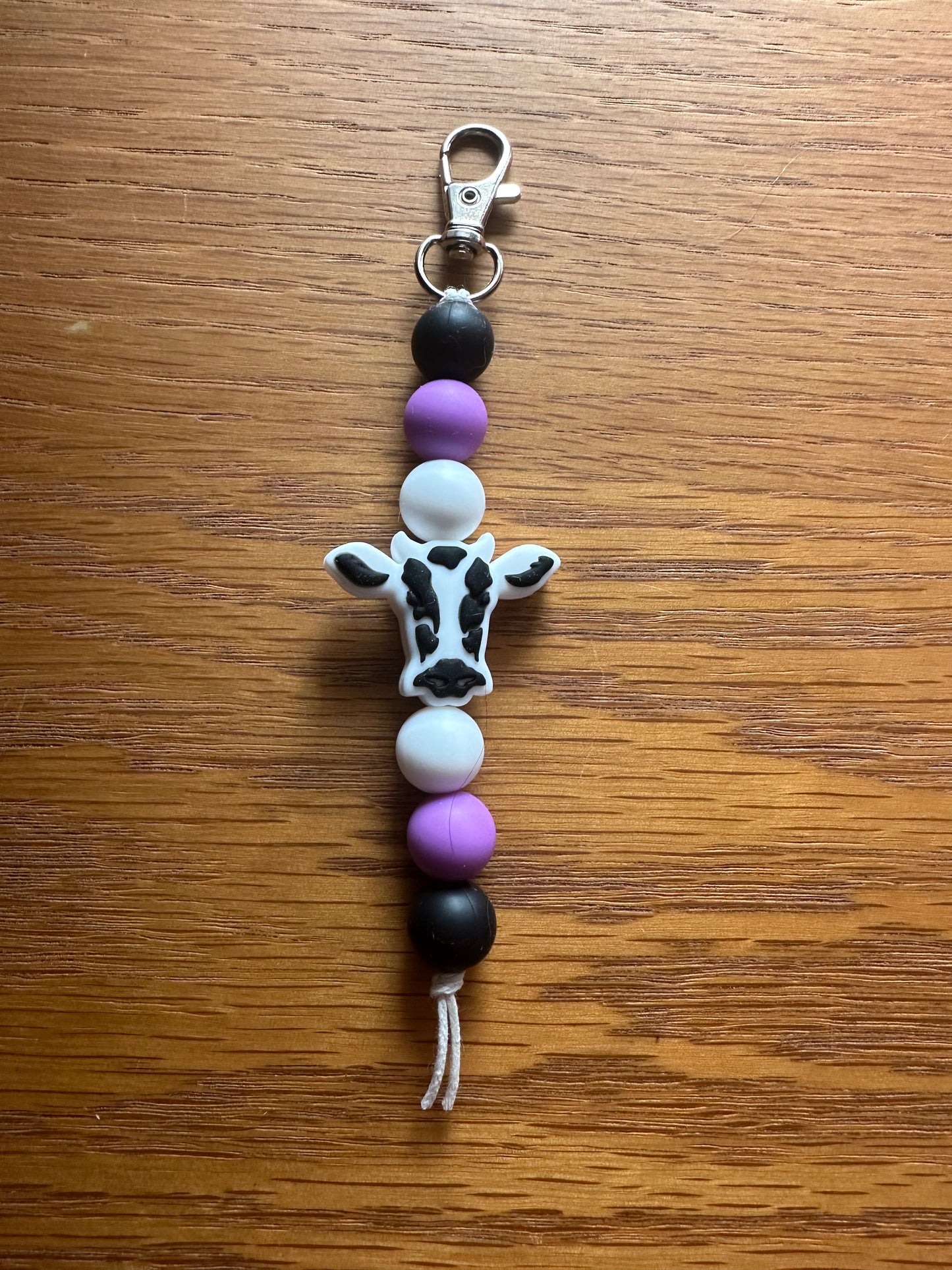 Purple Horn Keychain