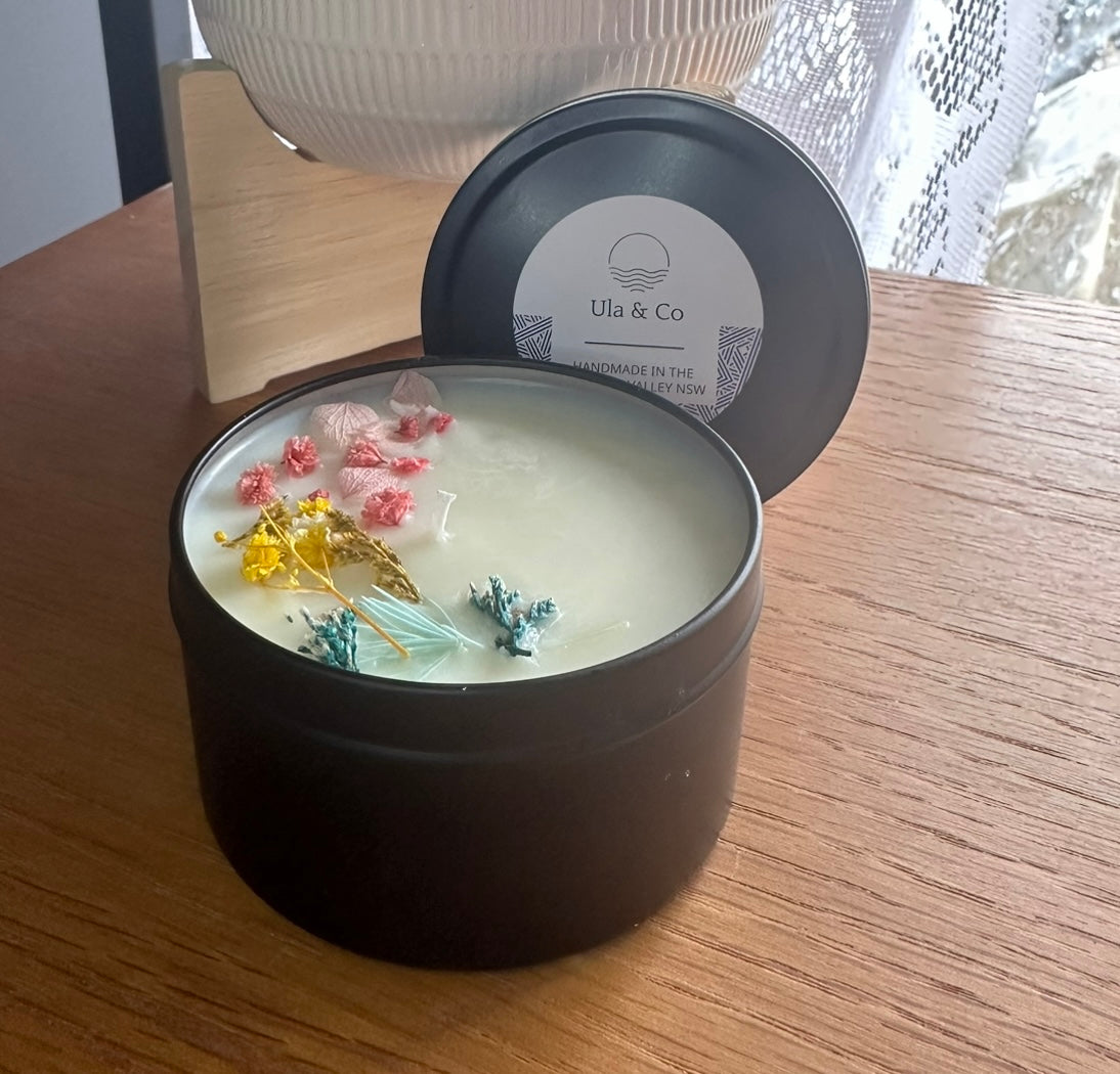 Rainbow Flower 130g Candle