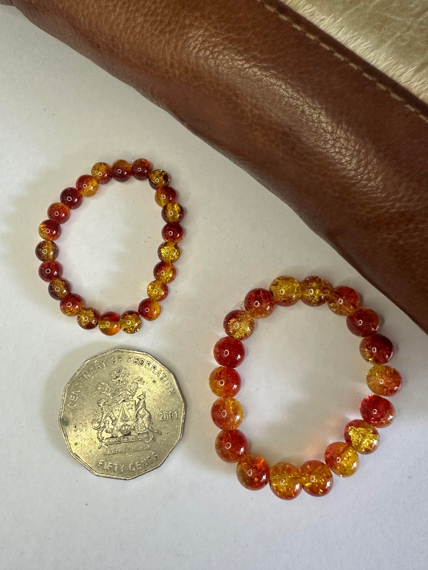 Yellow-Red Kids Bracelets