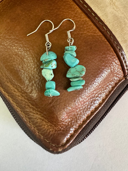 Turquoise Dangly Earrings