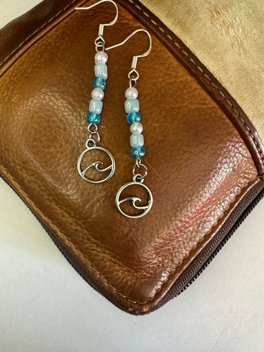 Blue Wave Earrings