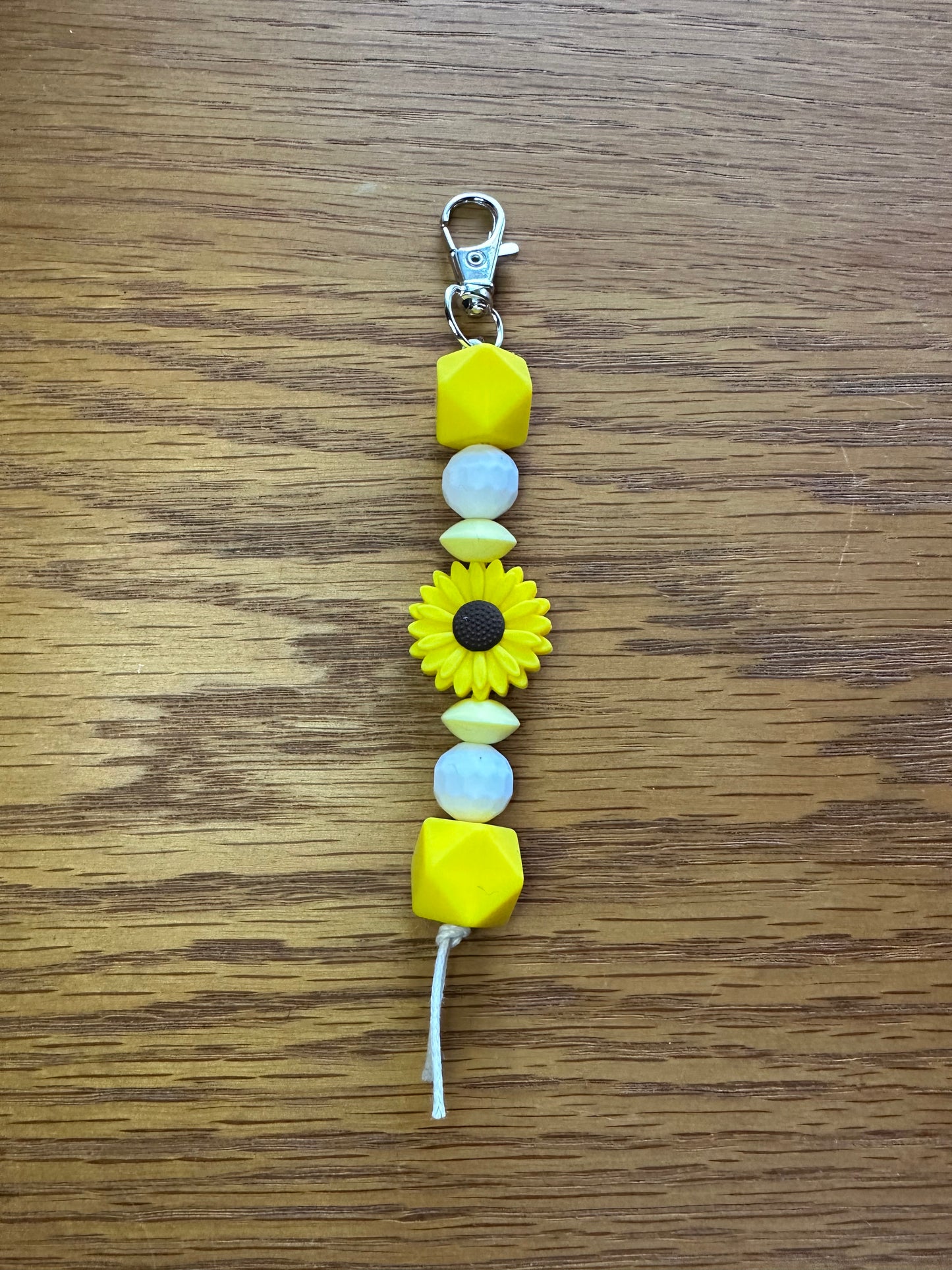 Yellow Sunflower Keychain
