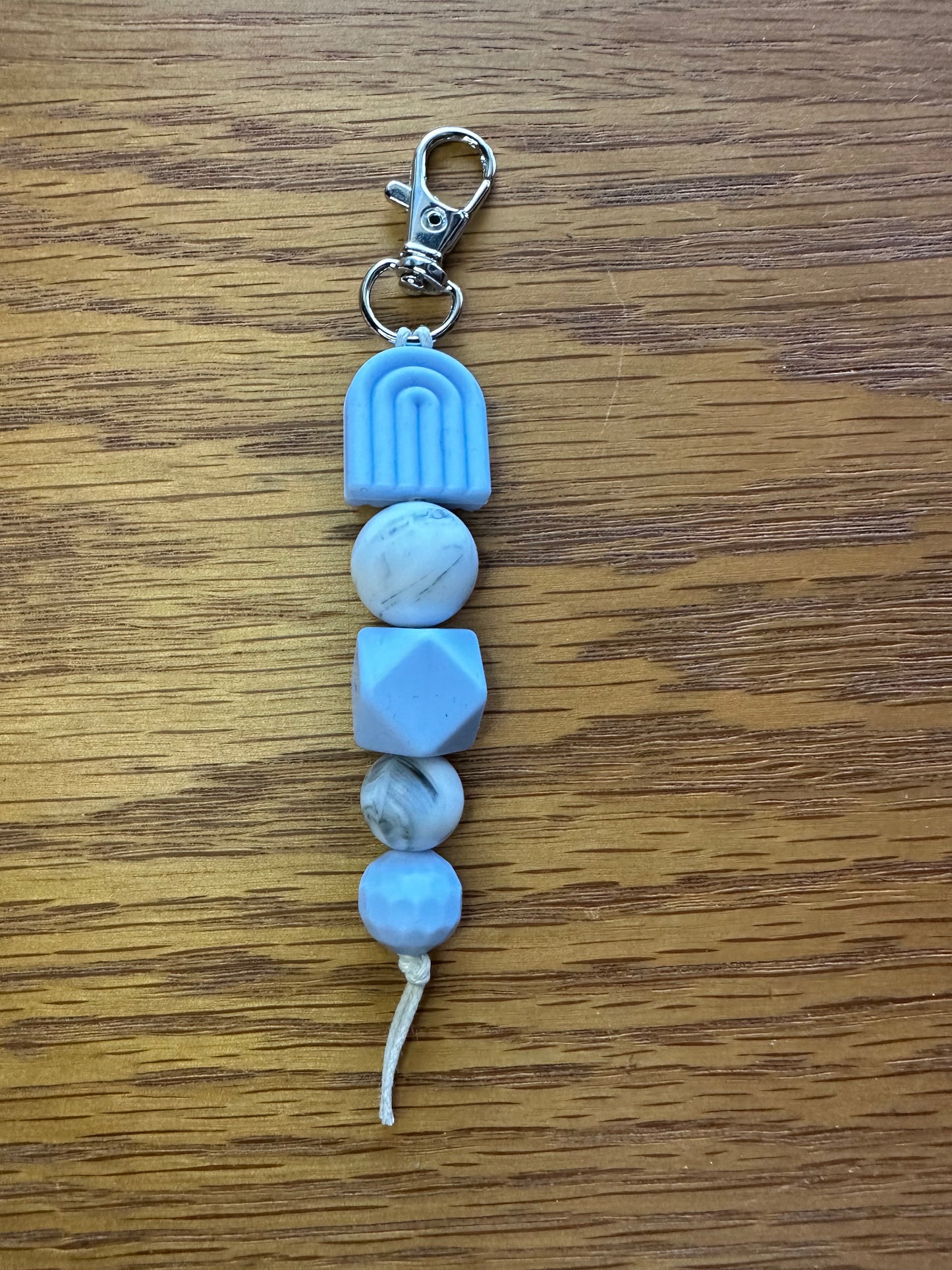 Blue Marble Keychain
