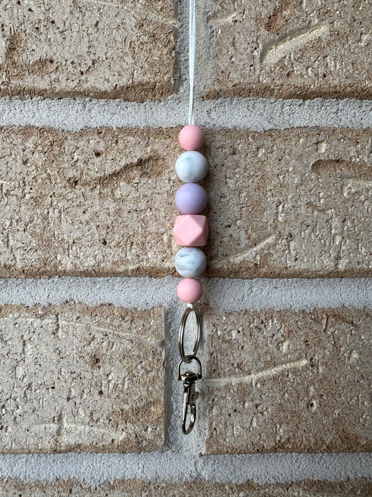 Pink Purple Lanyard