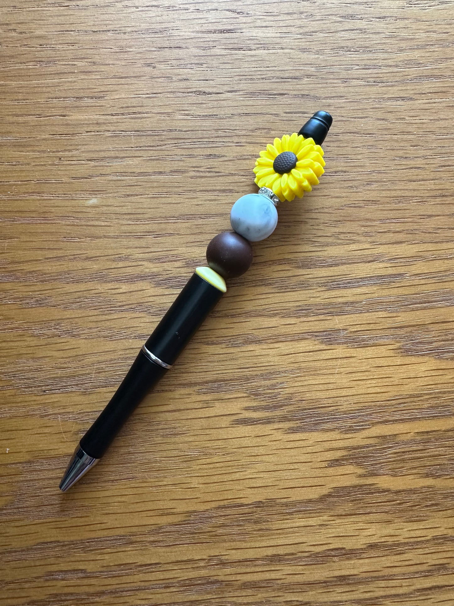 Sunflower Beaded Pen
