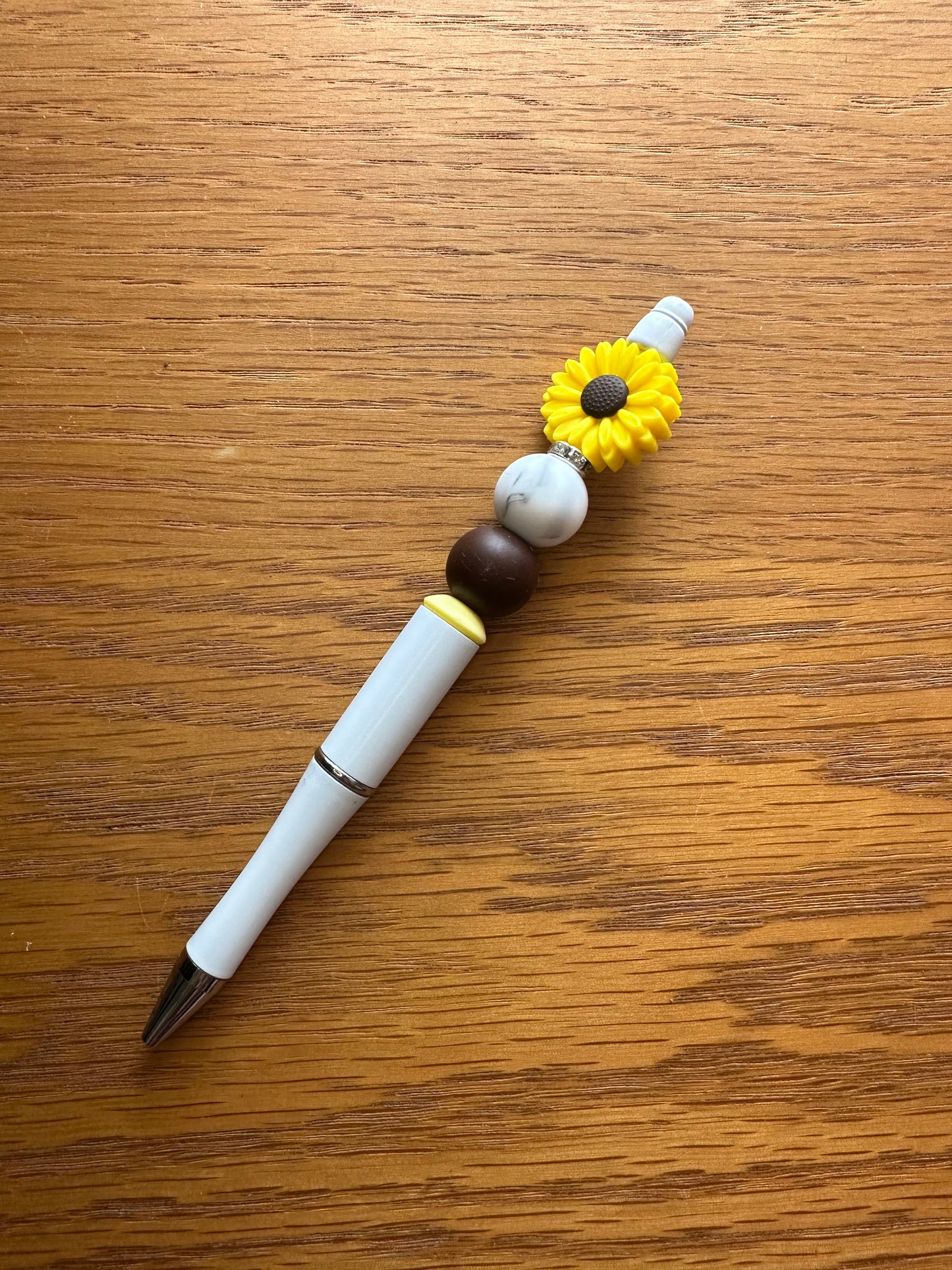 Sunflower Beaded Pen