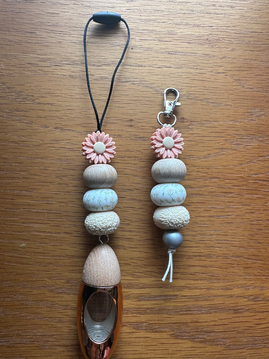 Peach Diffuser & Keychain Set