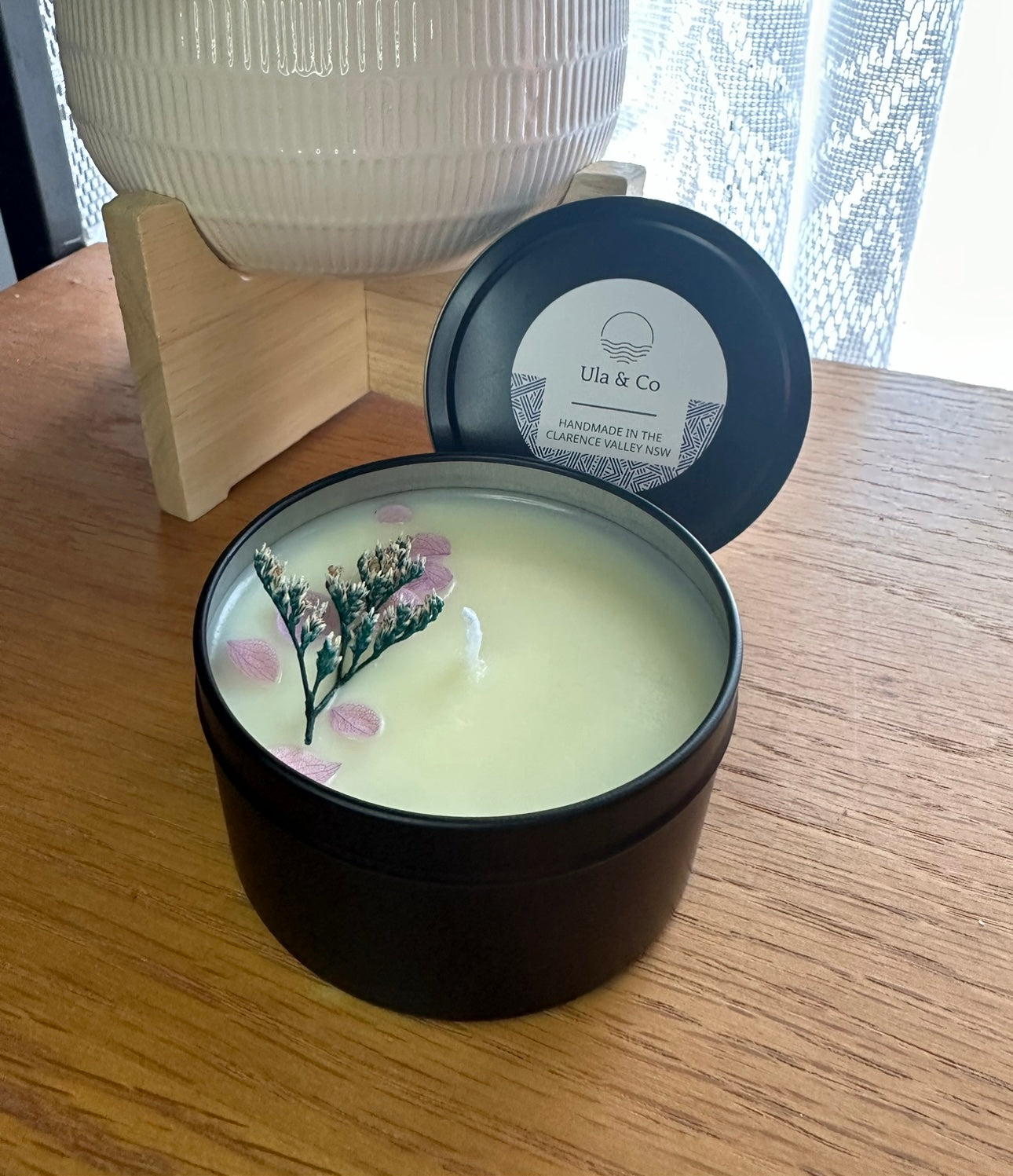 Purple Leaf 130g Candle