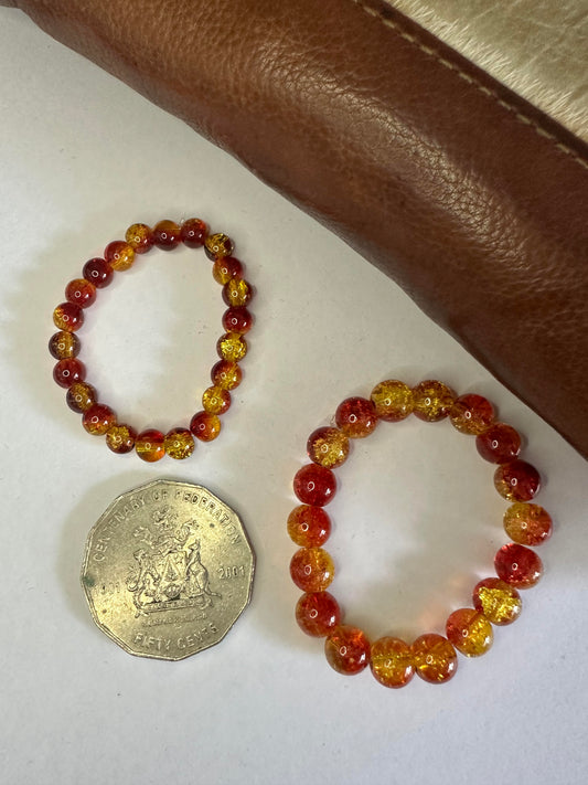 Yellow-Red Kids Bracelets