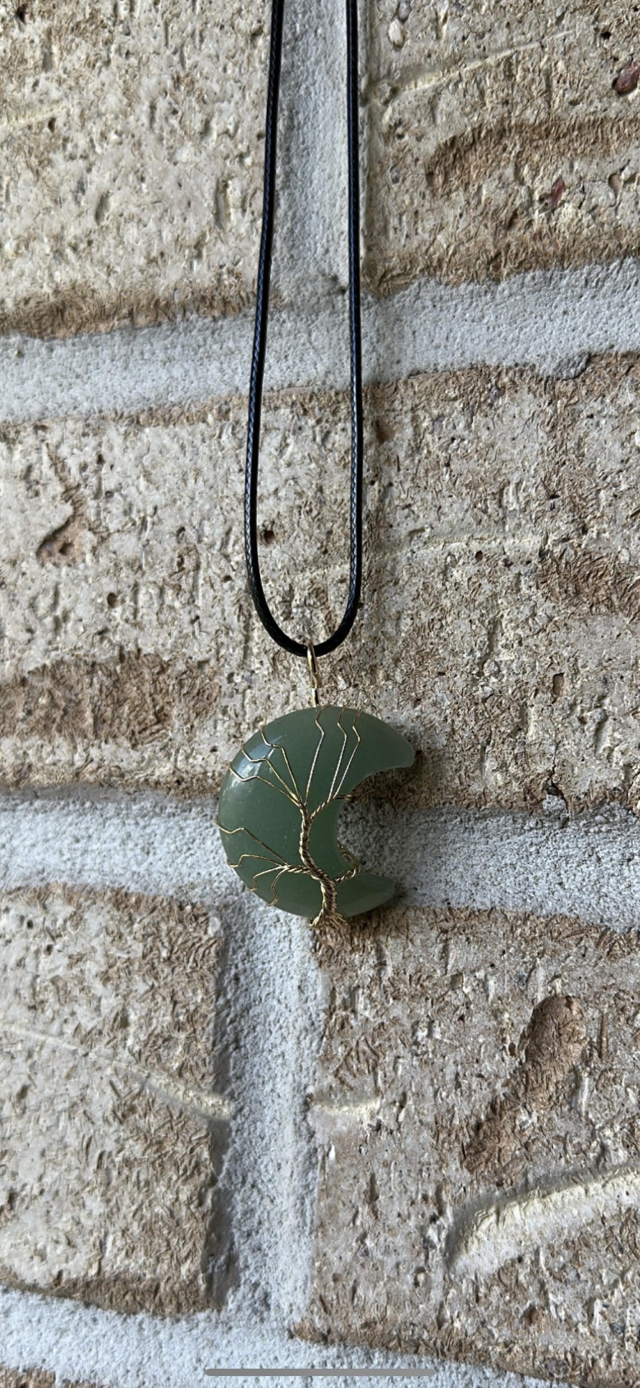 Tree of Life Moon Neckalce